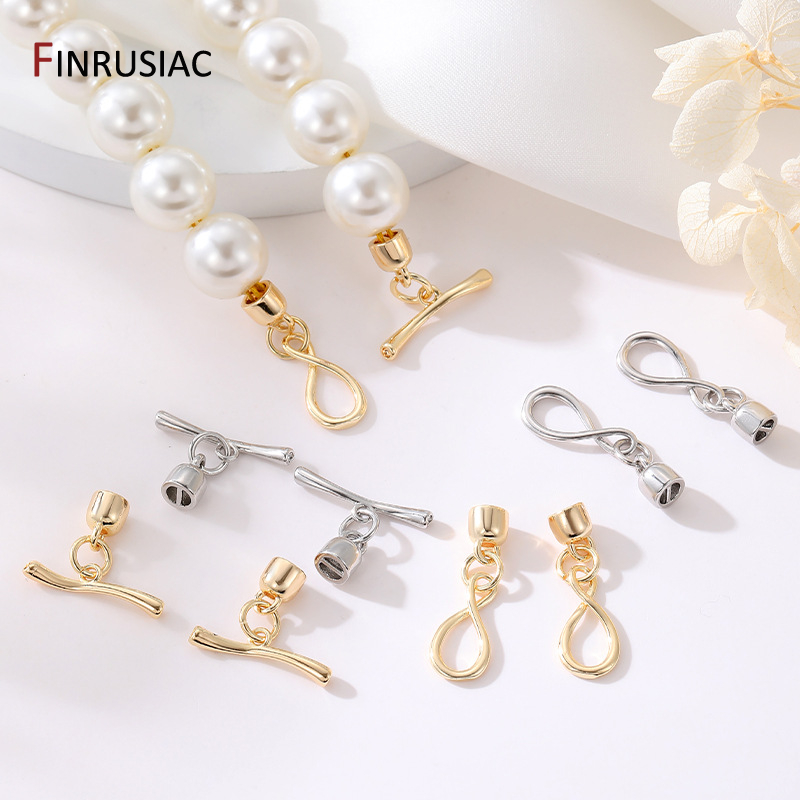 Toggle Clasp Gold - 14K 금도금 무한대 심볼 OT 토글