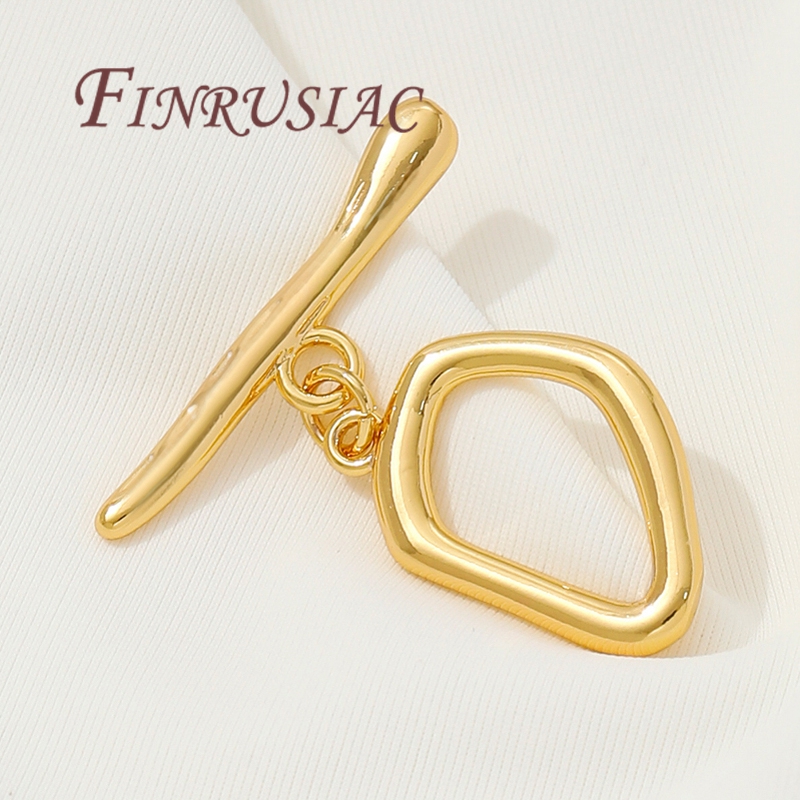 Toggle Clasp Gold - 18K 금도금 토글 걸쇠, 보석용 황동