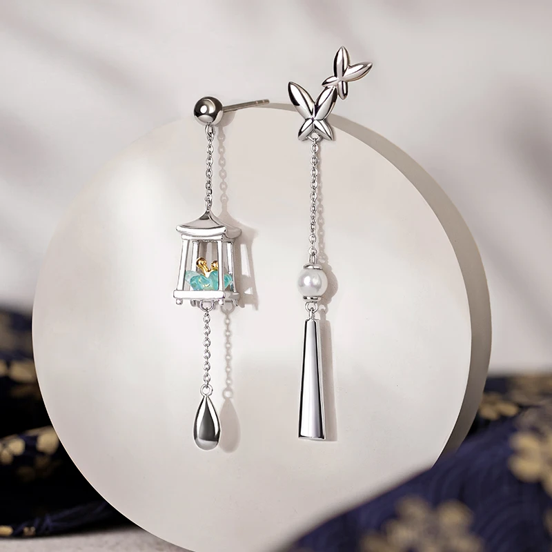 Beading Needle Fine - 타야 여성용 스터드 그린 크리스탈 귀걸이,