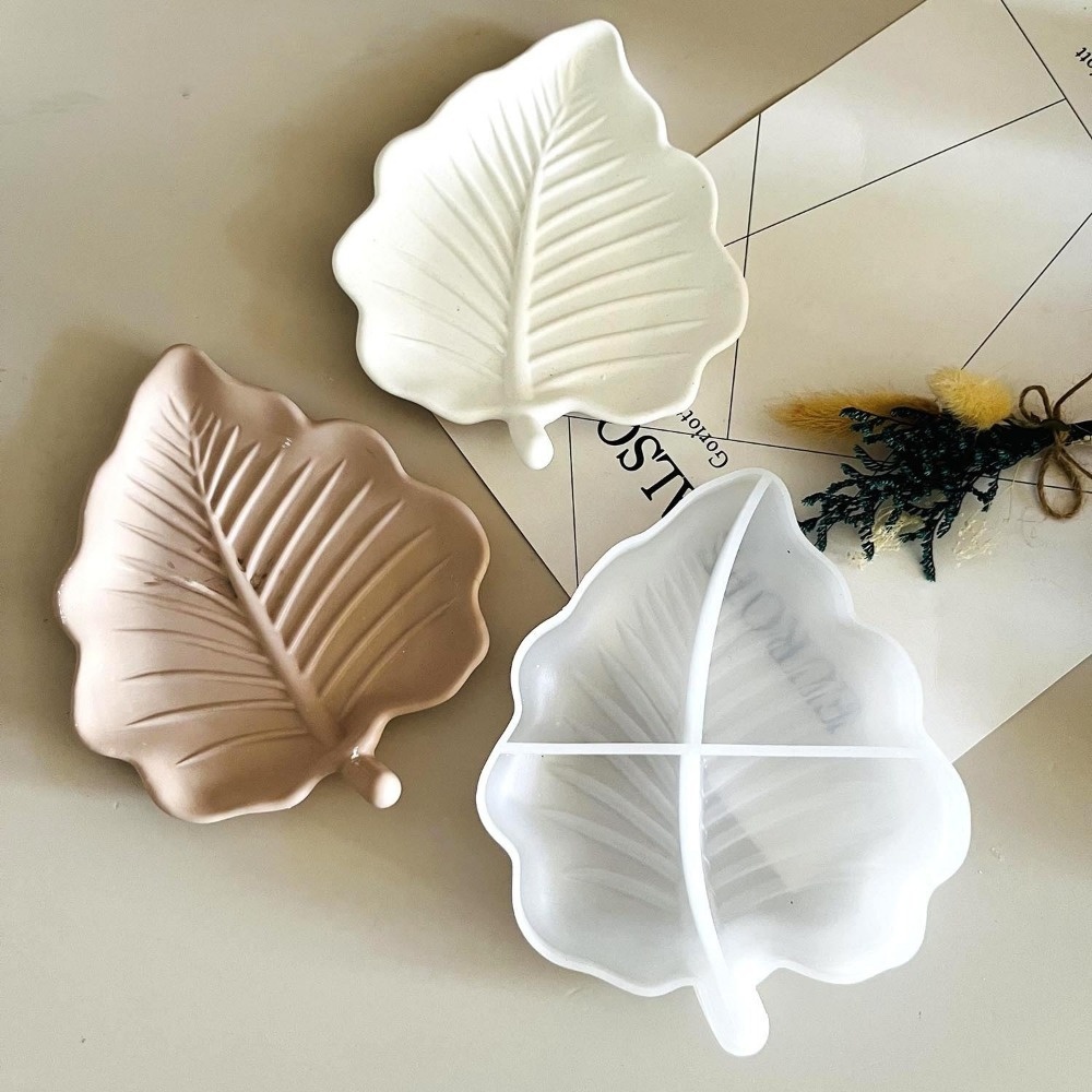 Jewelry Making Table - 잎 모양 트레이 몰드, 잎 모양