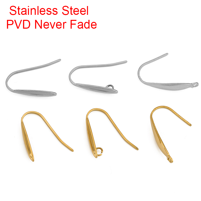 Jewelry Making Wire - 10pcs 절대 페이드 스테인레스 스틸 귀걸이