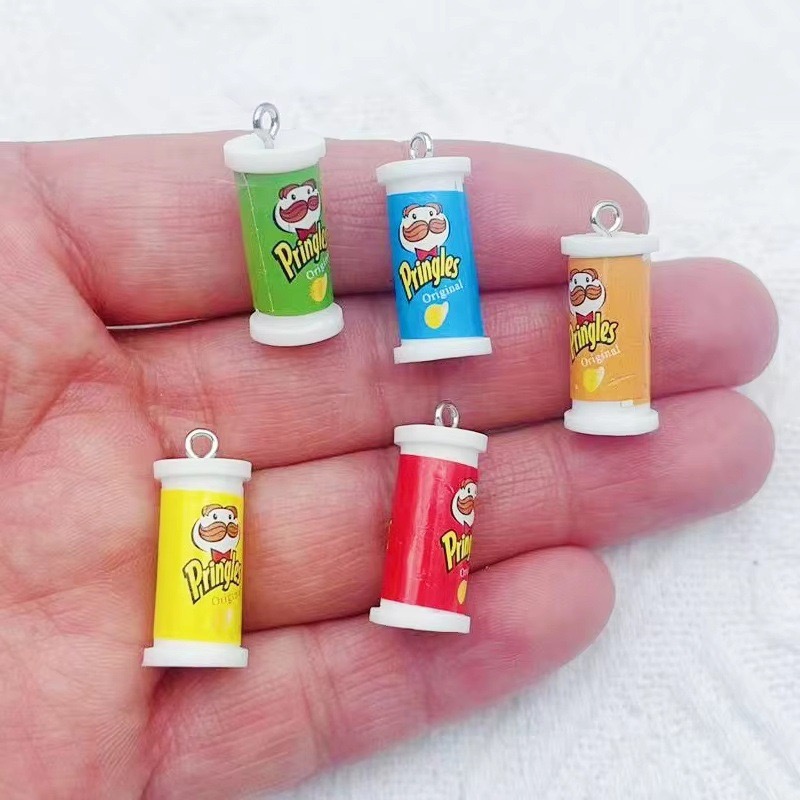 Jewelry Making Resin - 10개 시뮬레이션 3D 버킷 감자칩 스낵