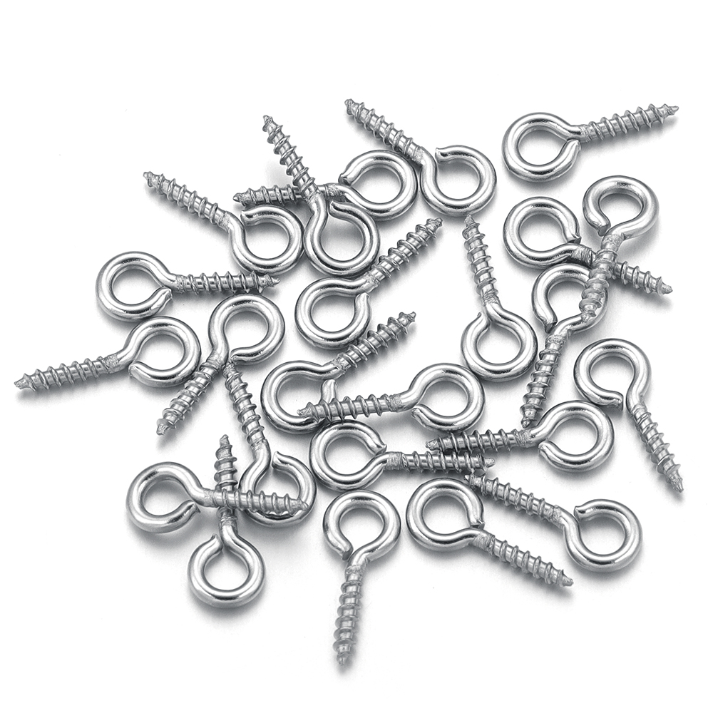 Jewelry Making Drill - 100 개/몫 스테인레스 스틸 미니 스크류