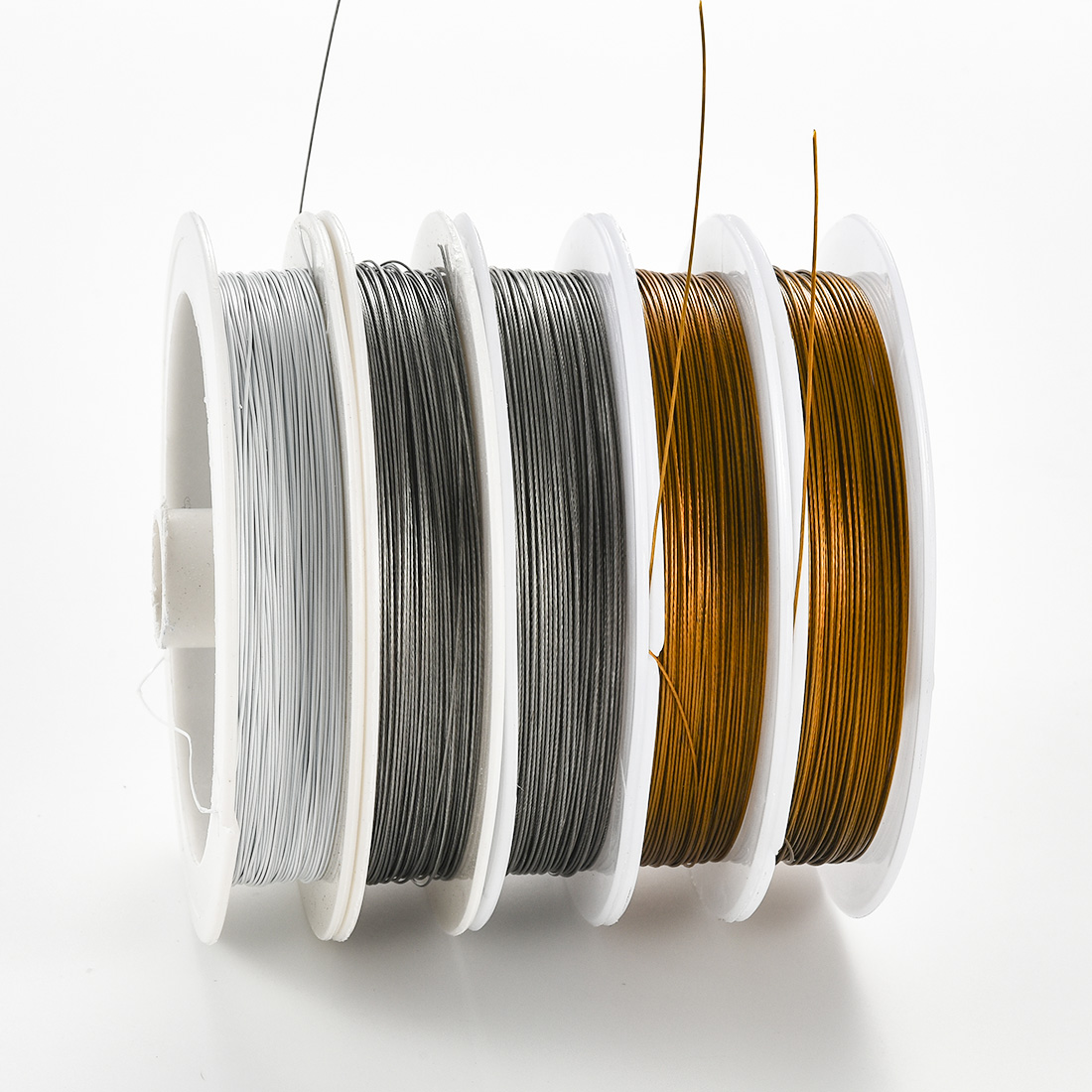Jewelry Making Wire - 30M/롤 스테인레스 스틸 구슬 와이어 0.38/0.45MM