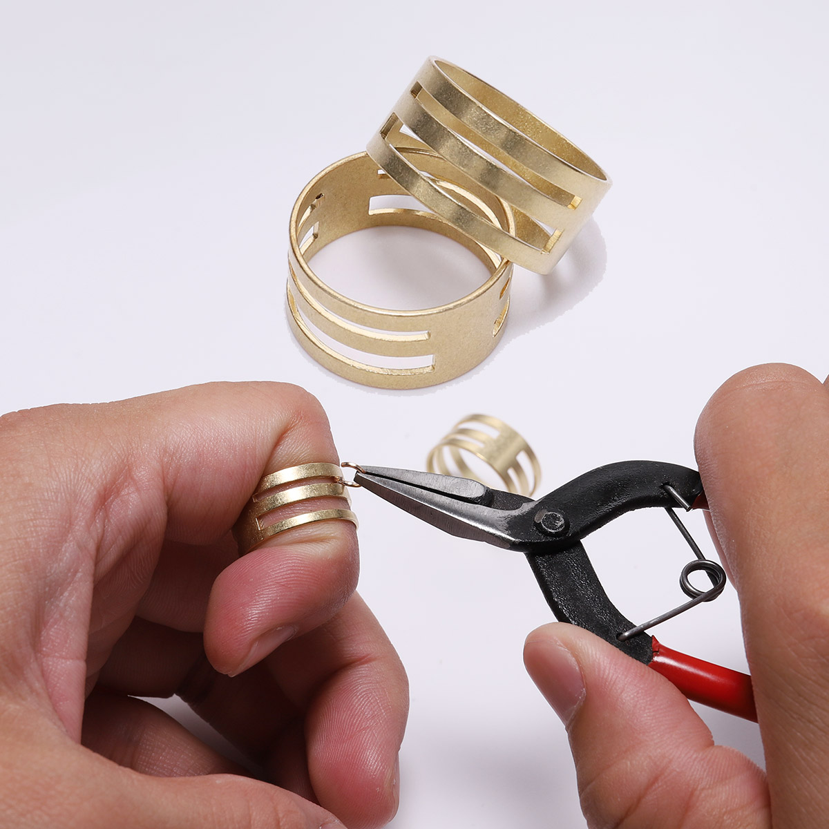Jewelry Making Rotary Tool - 황동 점프 링 열기 닫기 도구