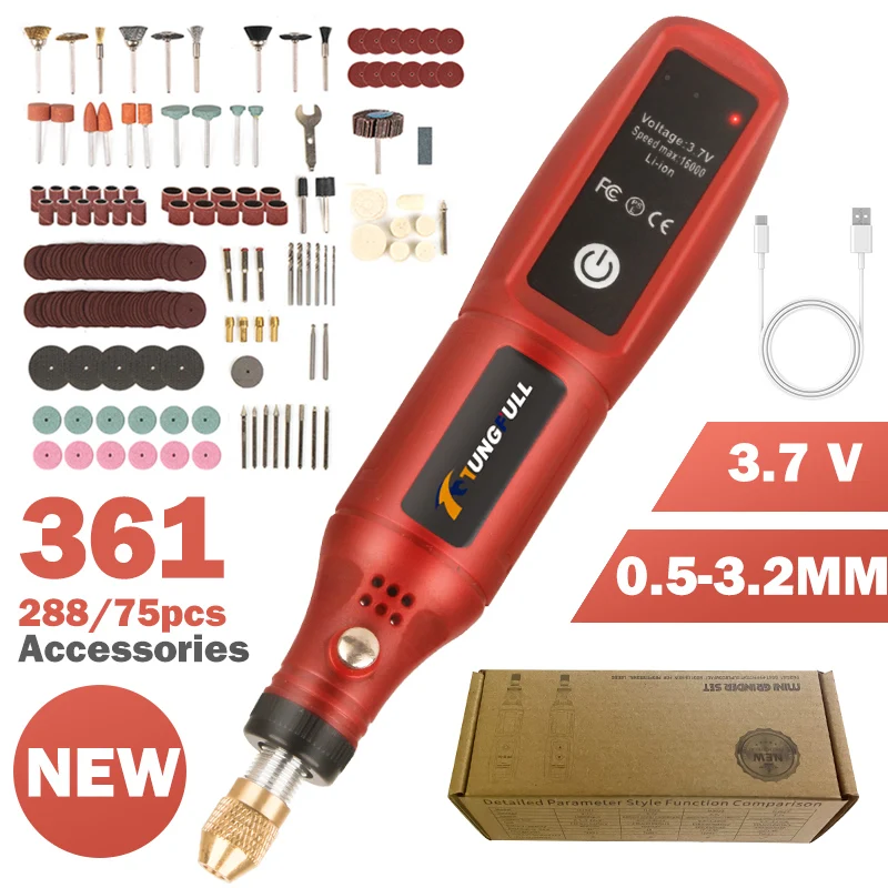 Jewelry Making Drill - USB 충전식 무선 조각펜 무선 전동