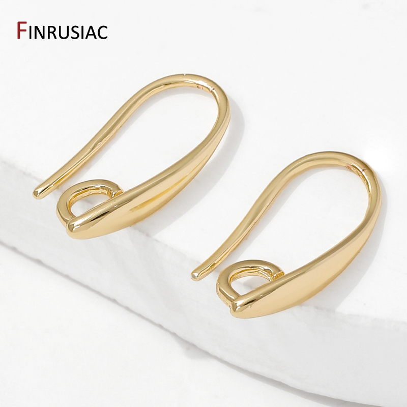 Jewelry Making Wire - 14K 금도금 황동 매끄러운 귀걸이 훅
