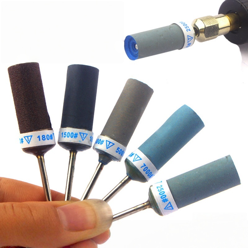 Jewelry Making Rotary Tool - 2.35mm 샹크 사포 막대 연마 헤드,