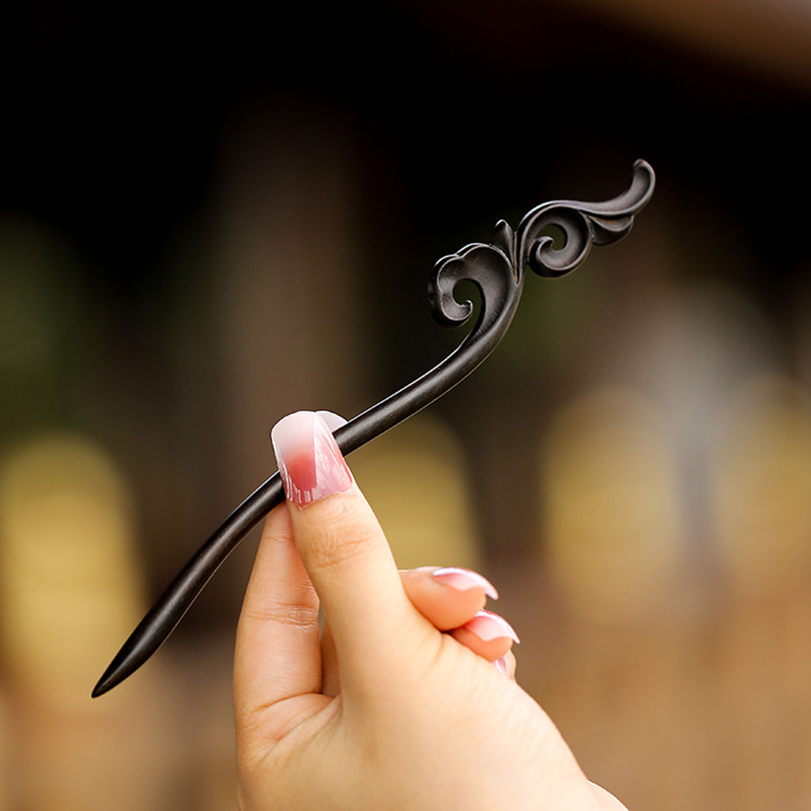 중국 스타일 헤어 스틱 미니멀리스트 백단 수지 조각 꽃 - Jewelry Making Adults 리뷰 및 가격