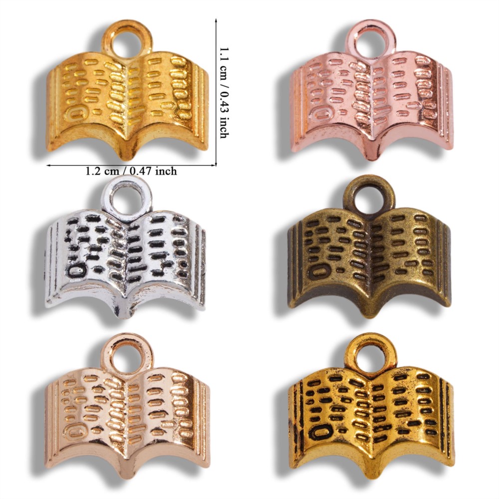 10/20/100pcs 참스 오픈북 12x11mm 학생 - Jewelry Making Books 리뷰 및 가격
