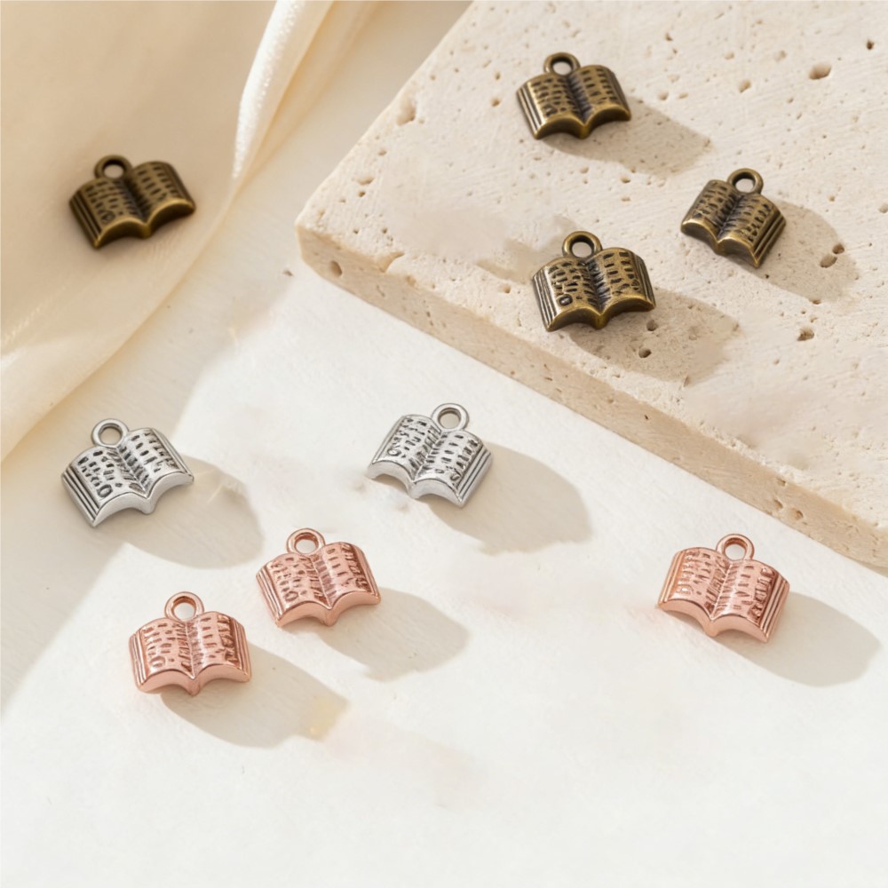 10/20/100pcs 참스 오픈북 12x11mm 학생 - Jewelry Making Books 리뷰 및 가격