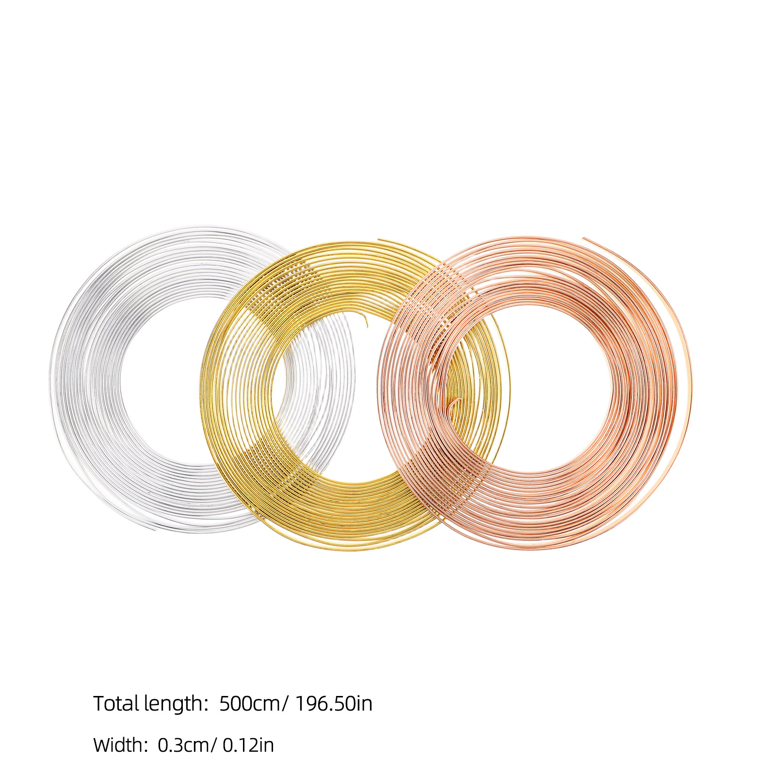 3Pcs 3mm 플랫 알루미늄 와이어 유연한 구부릴 수 - Jewelry Making Wire 리뷰 및 가격