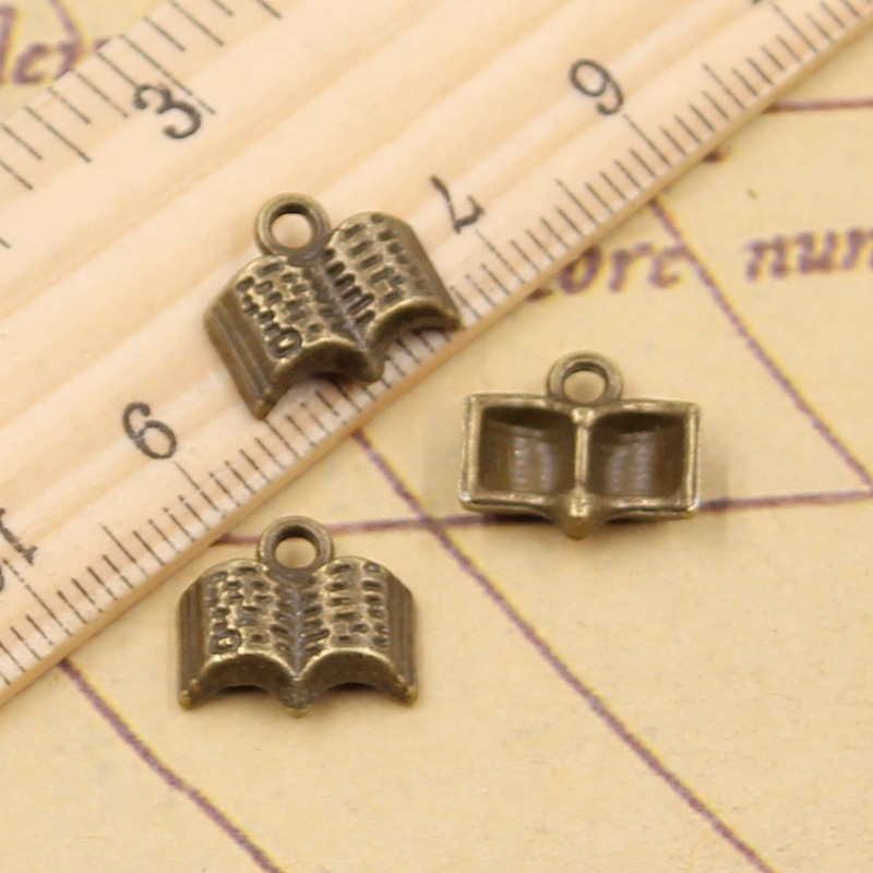 20pcs 매력 오픈 성경 책 12x11mm 티벳 청동 - Jewelry Making Books 리뷰 및 가격