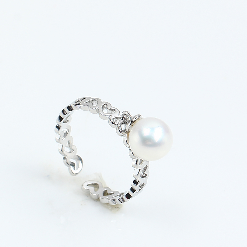 JZ075 구리 금도금 속이 빈 사랑 모양 조절 가능한 - Ring Blank Adjustable 리뷰 및 가격