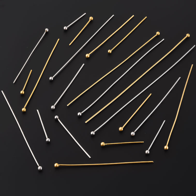 50 개/몫 18K 골드 도금 볼 헤드 핀 Diy 쥬얼 - Jewelry Making Drill 리뷰 및 가격