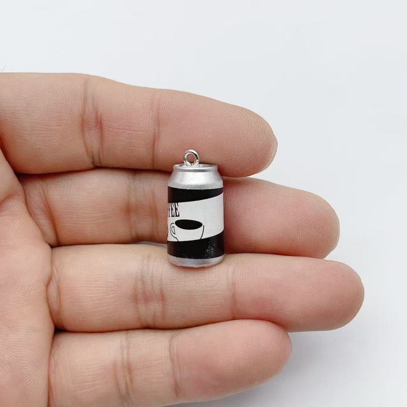 10개 미니 시뮬레이션 음료 캔 레진 참 장식품 다채로 - Jewelry Making Resin 리뷰 및 가격