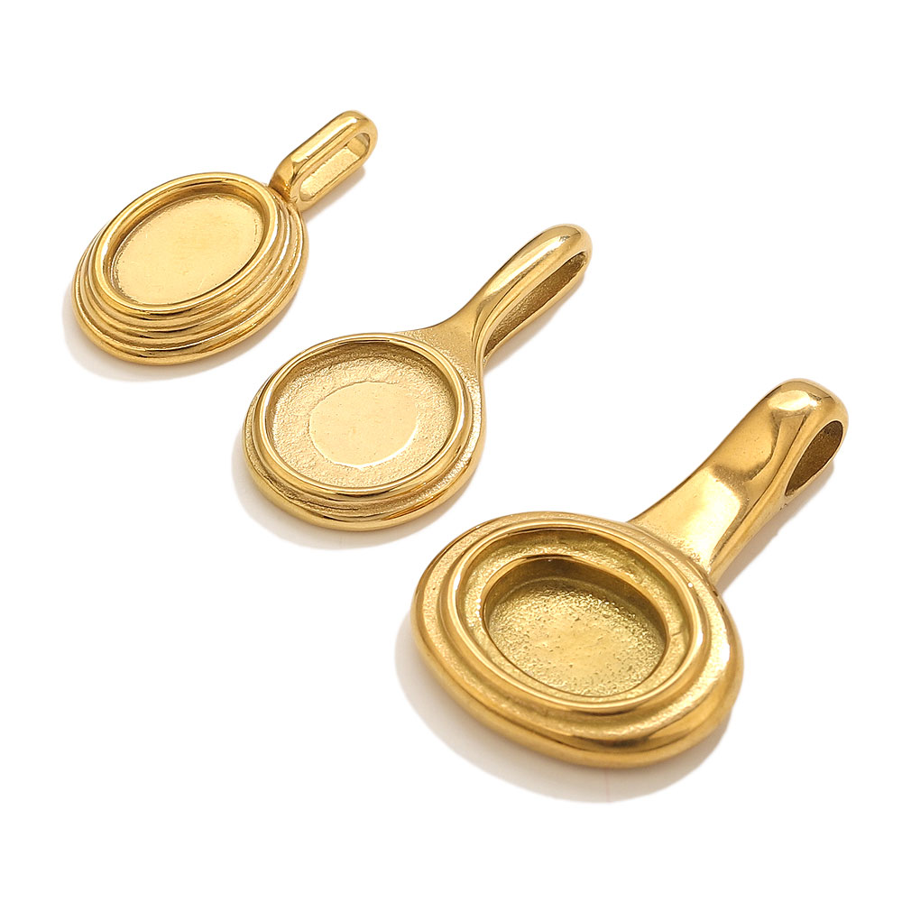 5개 스테인리스 스틸 원형 타원형 트레이 베젤 블랭크  - Jewelry Making Resin 리뷰 및 가격