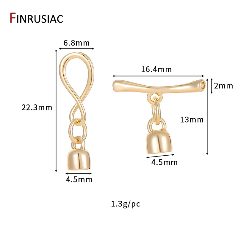 14K 금도금 무한대 심볼 OT 토글 클래스프 팔찌 목 - Toggle Clasp Gold 리뷰 및 가격