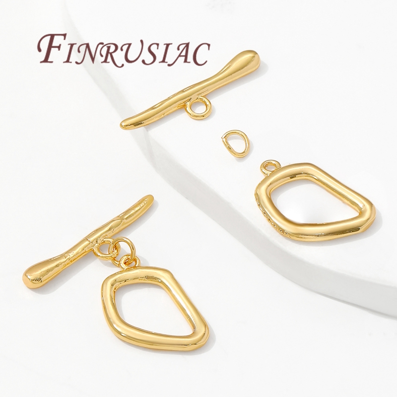 18K 금도금 토글 걸쇠, 보석용 황동 OT 걸쇠, 팔 - Toggle Clasp Gold 리뷰 및 가격