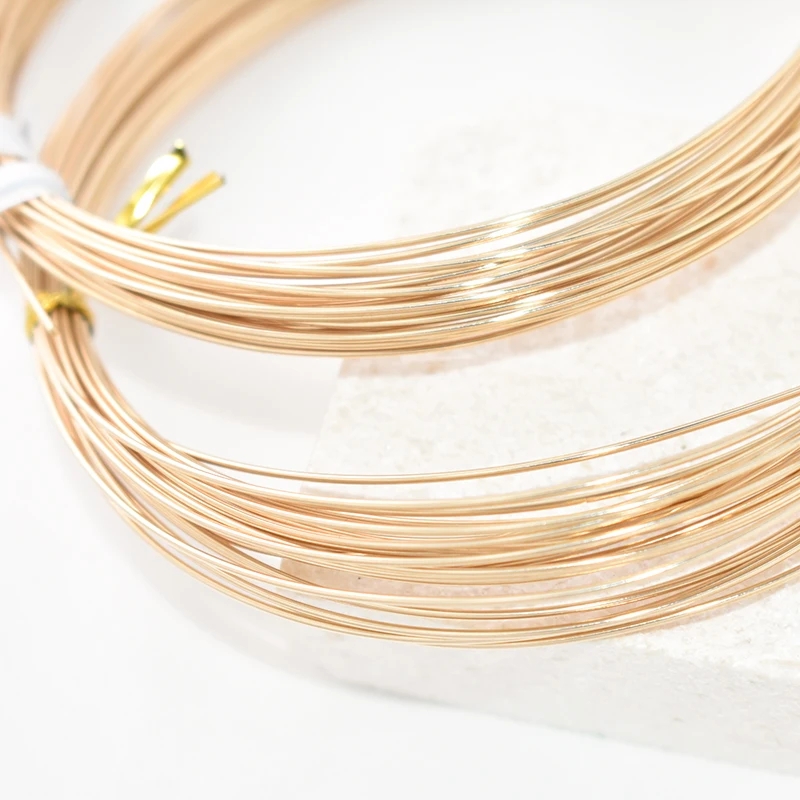 14K 골드 채워진 라운드 1 미터 하프 하드/데드 소 - Jewelry Making Wire 리뷰 및 가격
