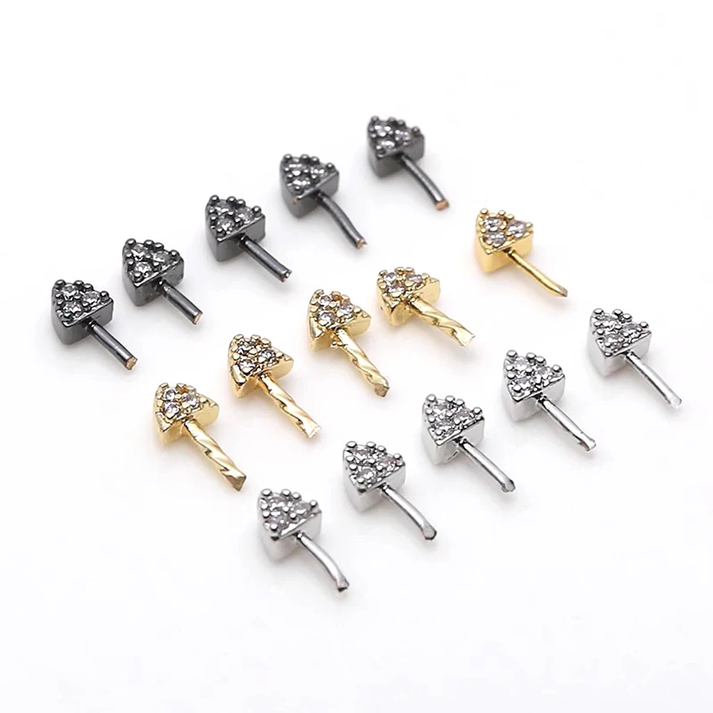 8 PCS 황동 정품 골드로 도금 귀여운 귀 꼬리 핀  - Beading Needle Fine 리뷰 및 가격