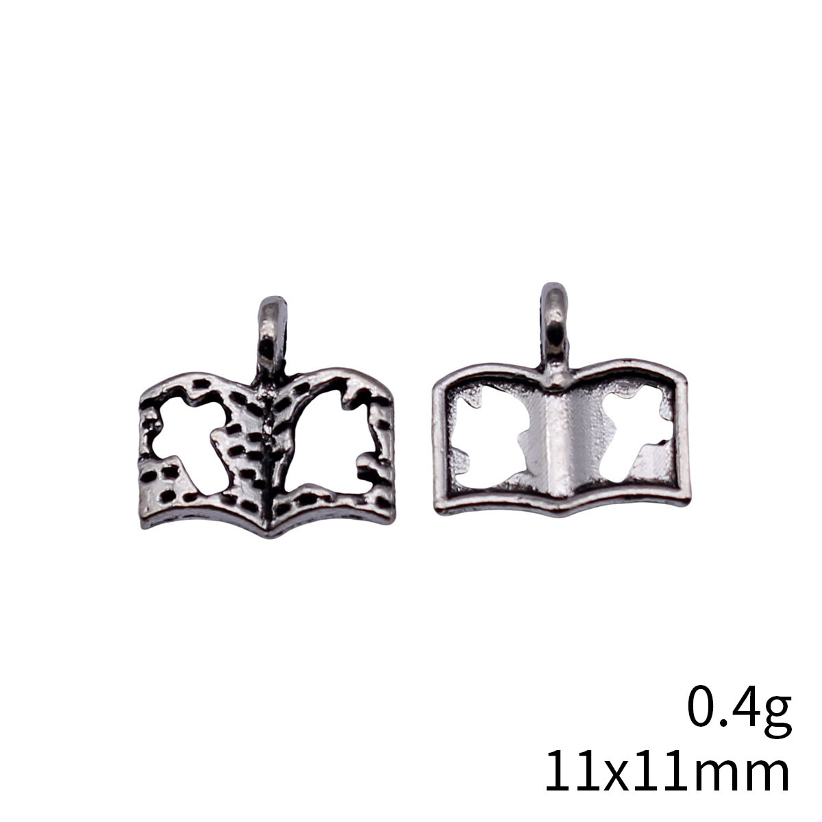 80개 11x11mm(0.43x0.43인치) 앤틱 실버 - Jewelry Making Books 리뷰 및 가격