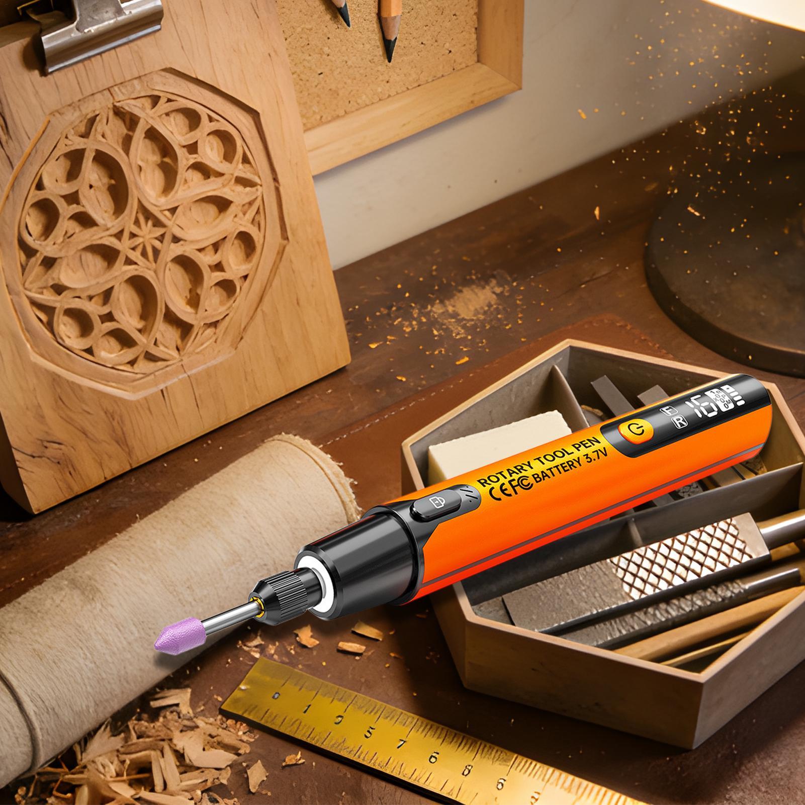 파워 로터리 툴 6단 속도 조절 충전식 조각펜, 조명  - Jewelry Making Rotary Tool 리뷰 및 가격