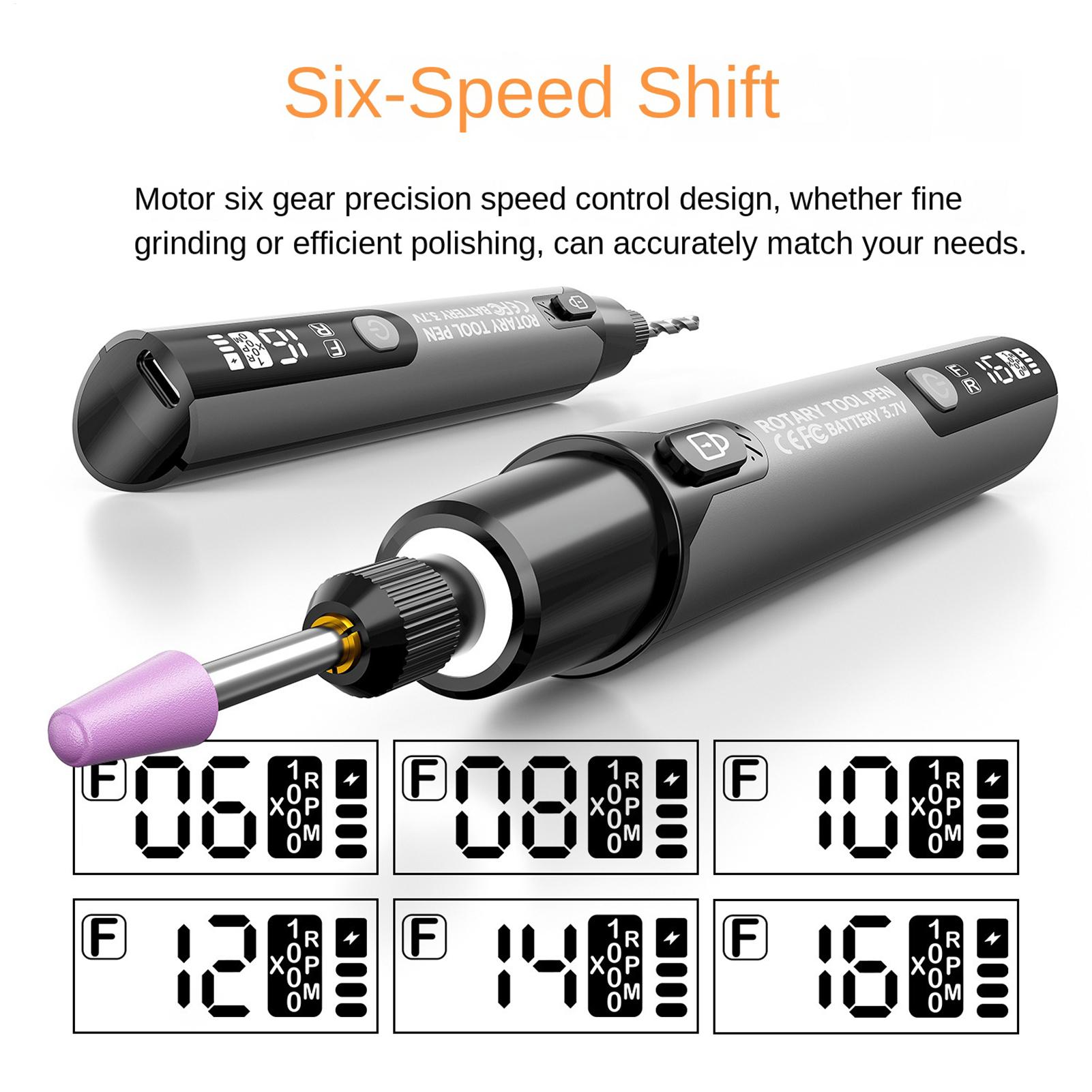 파워 로터리 툴 6단 속도 조절 충전식 조각펜, 조명  - Jewelry Making Rotary Tool 리뷰 및 가격