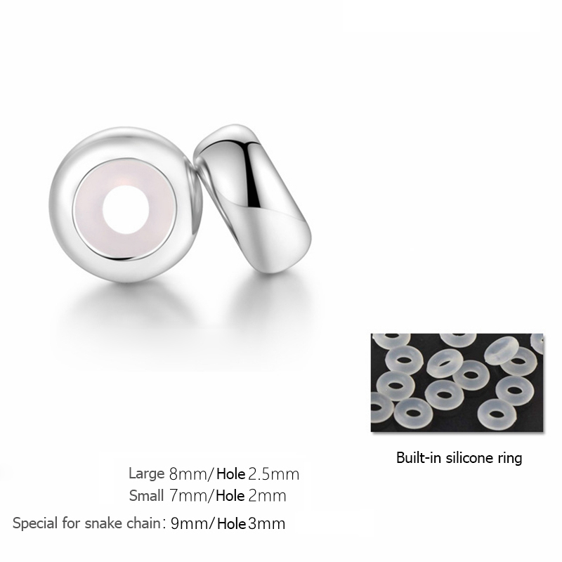 2 개/대 라운드 실리콘 클립 잠금 스페이서 스토퍼 참 - Jewelry Making Rotary Tool 리뷰 및 가격