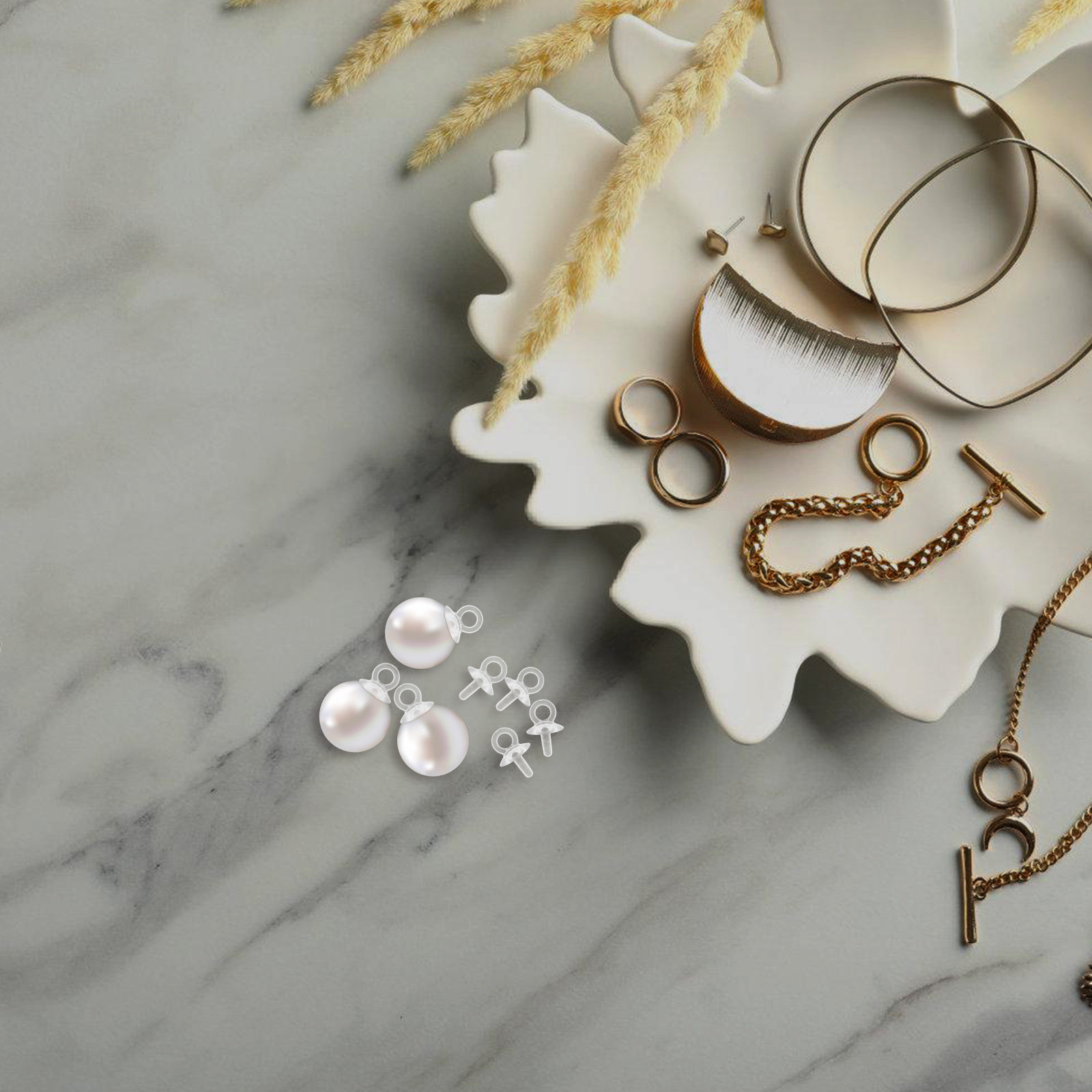 100개 레진 컵 아이핀 진주 펜던트 홀더 DIY 쥬얼 - Jewelry Making Resin 리뷰 및 가격