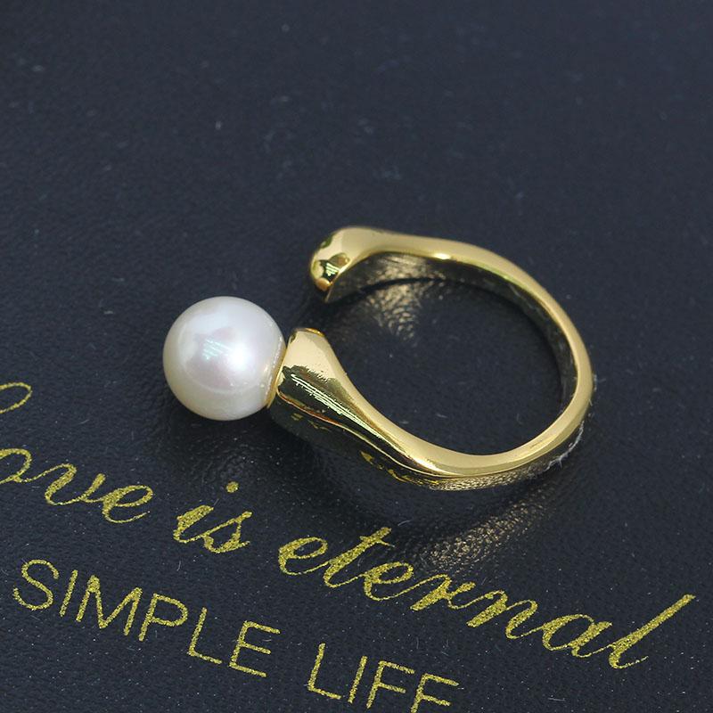 JZ044 구리 금도금 조절 가능한 진주 반지 블랭크  - Ring Blank Adjustable 리뷰 및 가격