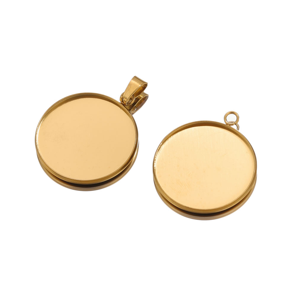 10개 스테인리스 스틸 골드 펜던트 레진 트레이 베이스 - Jewelry Making Resin 리뷰 및 가격
