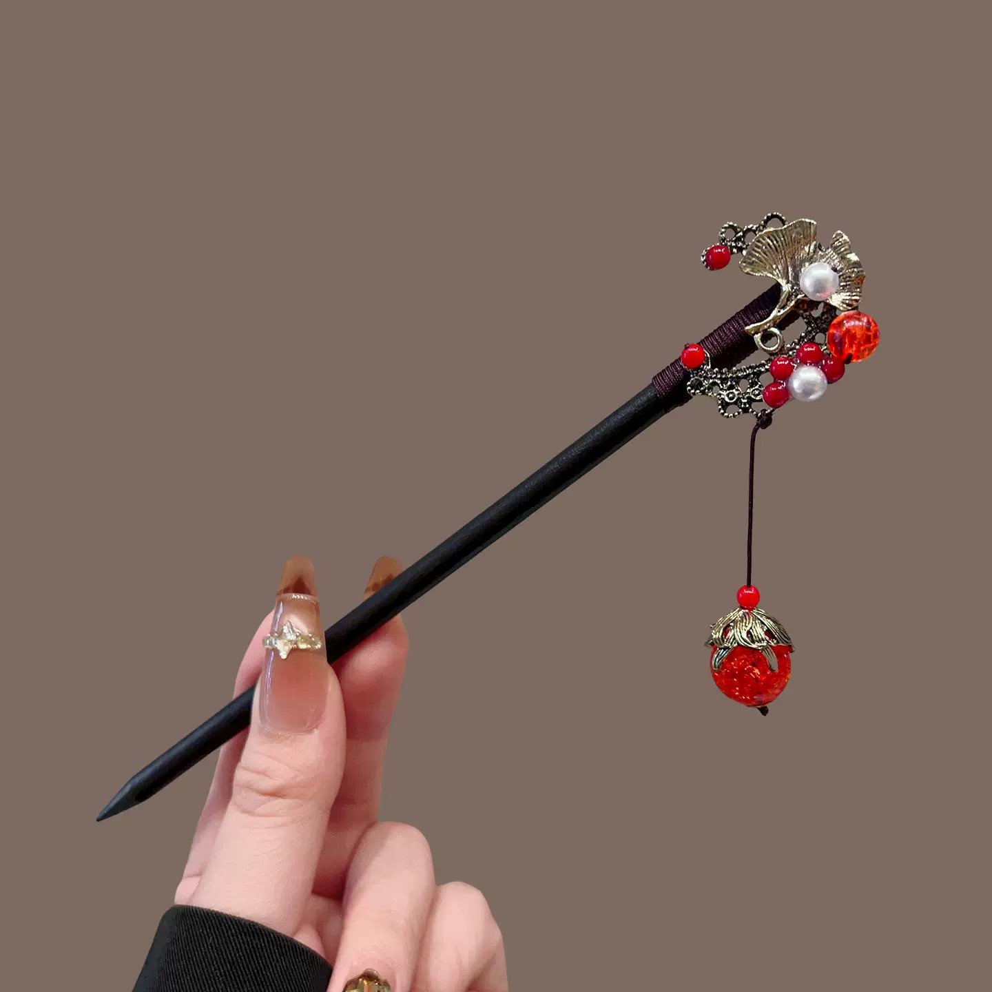 앤티크 나무 머리핀 여성용 우아한 헤어 스틱 새로운 중 - Jewelry Making Adults 리뷰 및 가격