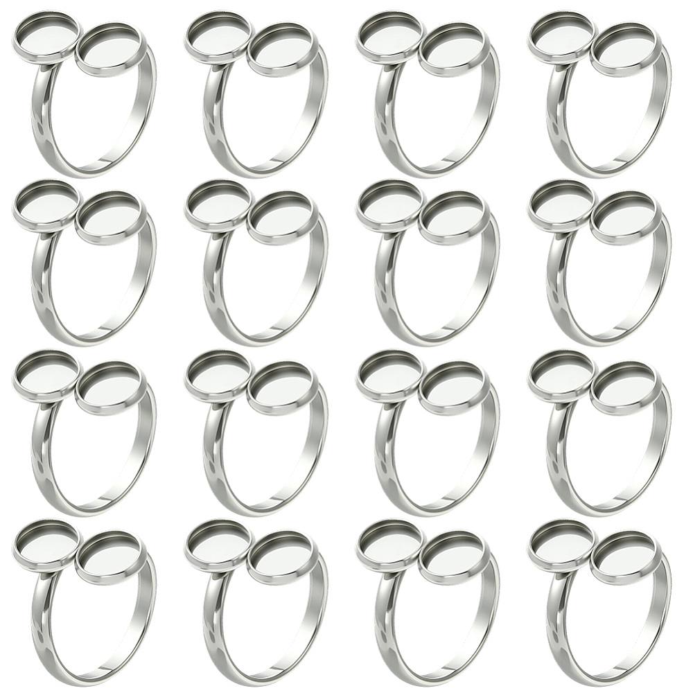 16개 손가락 반지 블랭크 베이스 18mm 304 스테 - Ring Blank Adjustable 리뷰 및 가격