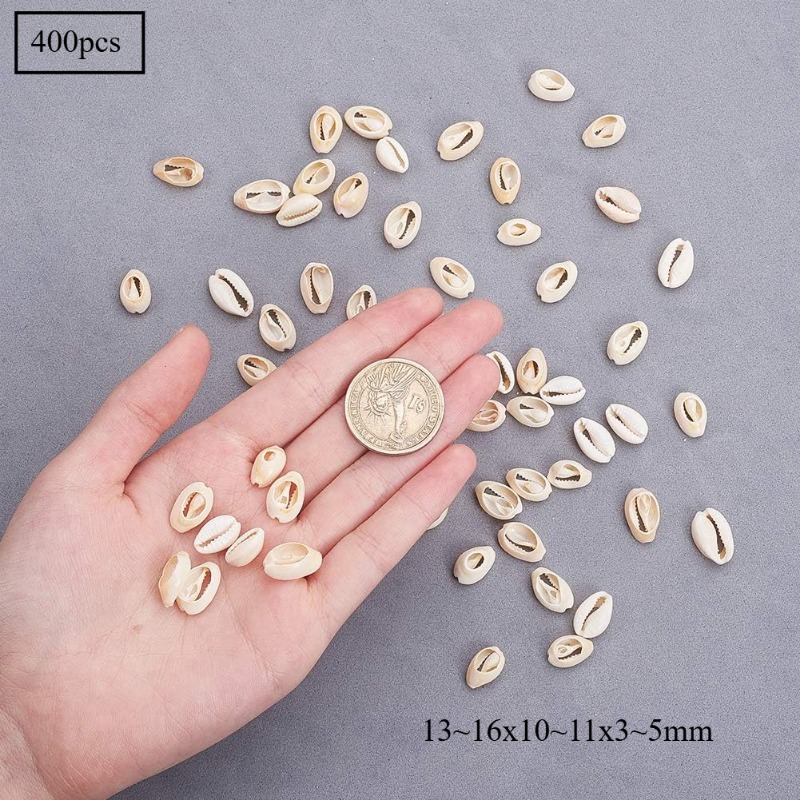400 Pcs 13mm-16mm 긴 혼합 자연 Cowr - Jewelry Making Long Beach 리뷰 및 가격