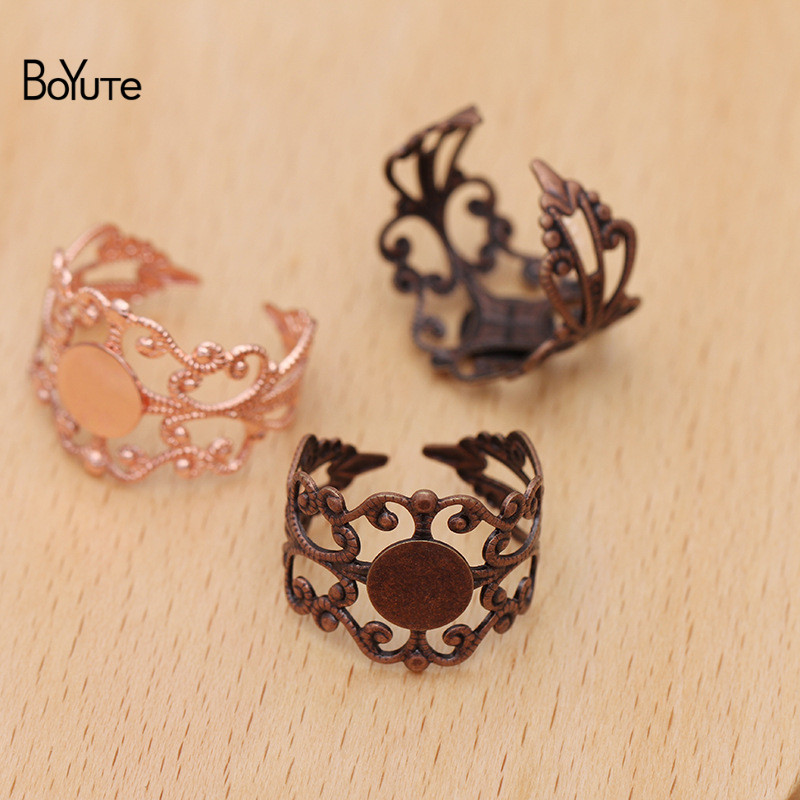 BoYuTe (20 개/몫) 8MM 플랫 링 기본 금속 - Ring Blank Adjustable 리뷰 및 가격