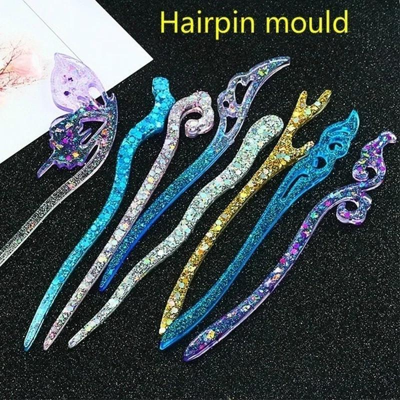 새로운 투명 머리핀 실리콘 특수 금형 수지 DIY 헤어 - Jewelry Making Resin 리뷰 및 가격