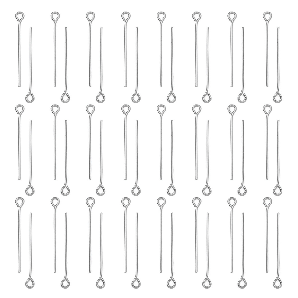 100개/세트 스테인리스 스틸 아이핀 DIY 쥬얼리 액 - Jewelry Making Drill 리뷰 및 가격