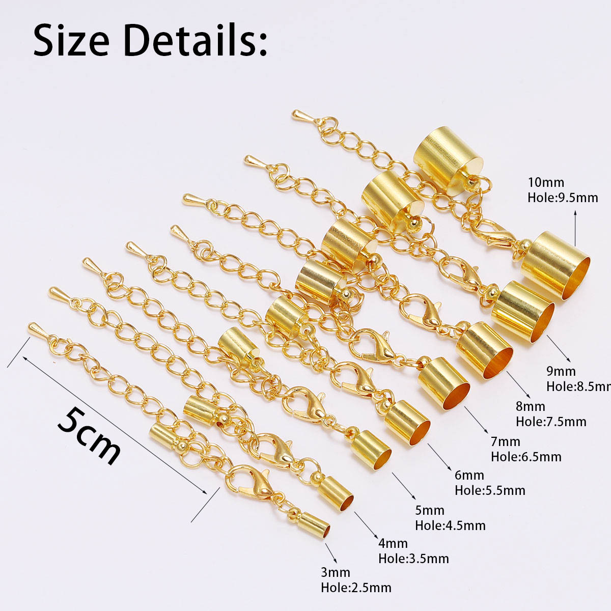 10 개/몫 3-10mm 랍스터 걸쇠 후크 가죽 코드  - Jewelry Making Wire 리뷰 및 가격