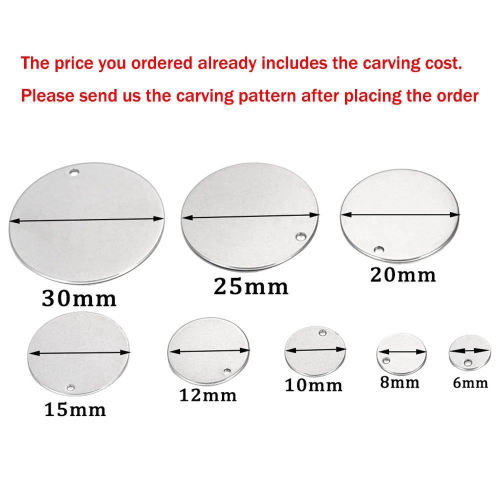 100 개/몫 사용자 정의 레이저 조각 로고 스테인레스 - Making Custom Jewelry 리뷰 및 가격