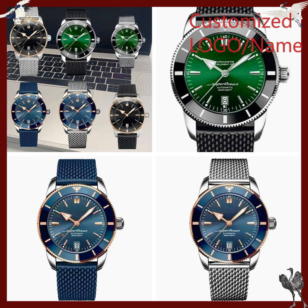 A1212 스토어 맞춤형 시계 46mm 남성용 스포츠  - Making Custom Jewelry 리뷰 및 가격