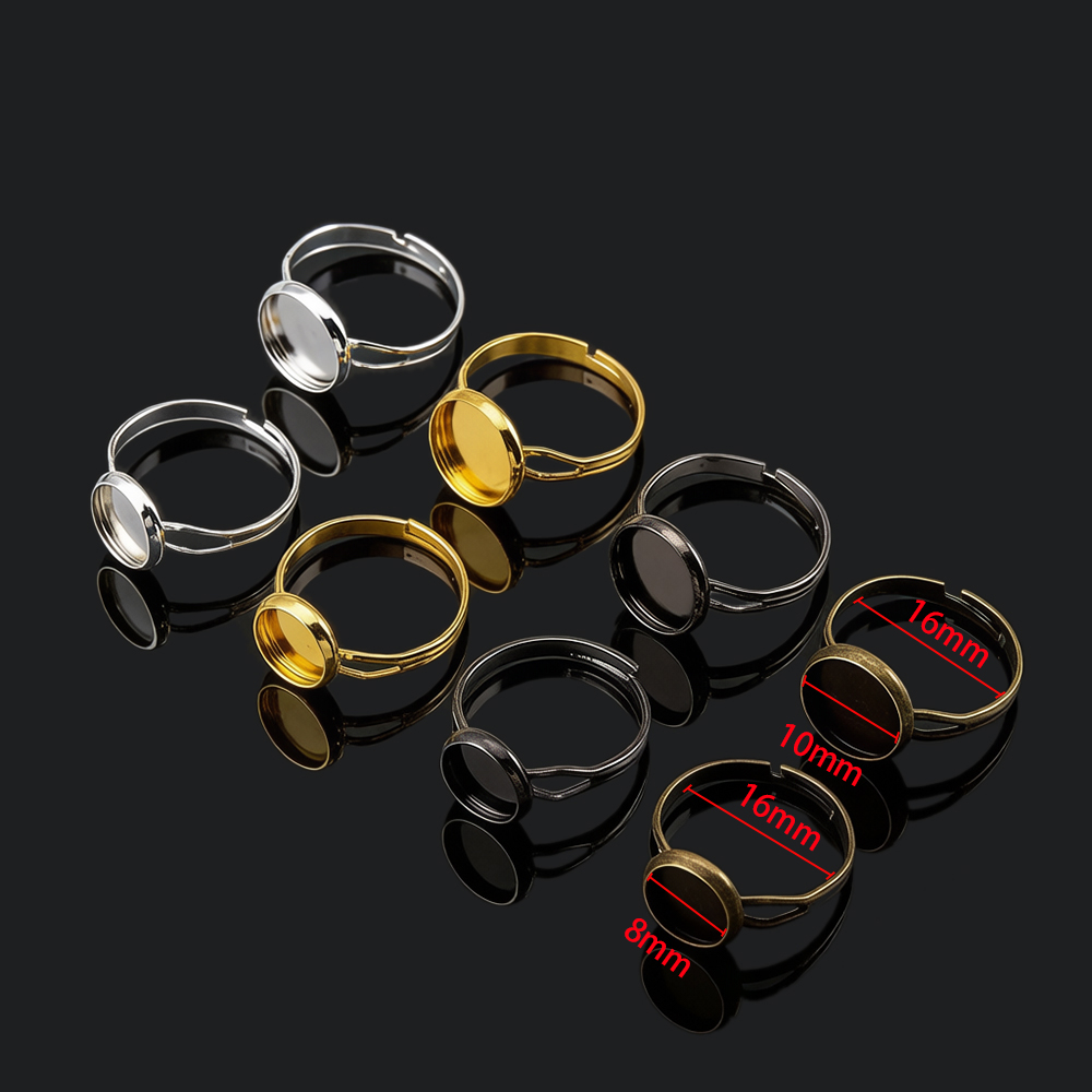 10개/세트 조절 가능한 블랭크 링 베이스, 지름 8m - Ring Blank Adjustable 리뷰 및 가격