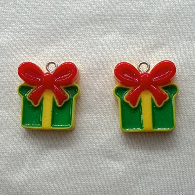 10pcs 크리스마스 만화 시리즈 수지 펜던트 DIY  - Jewelry Making Resin 리뷰 및 가격