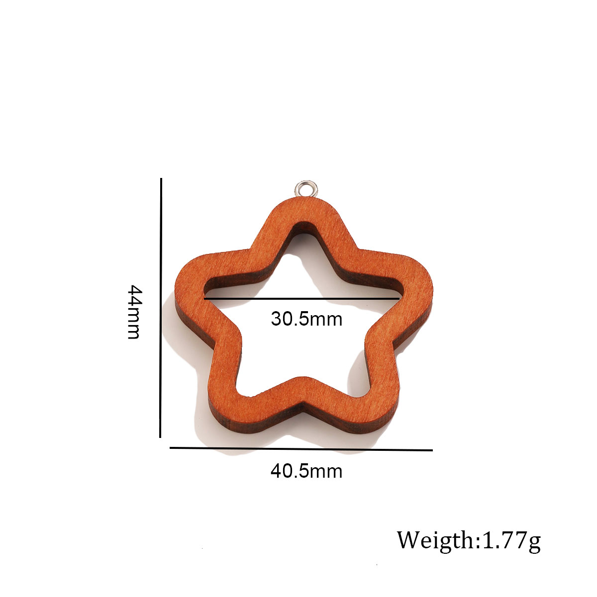 10PCS 삼각형 직사각형 나무 기하학적 참 장식품 귀 - Jewelry Making Resin 리뷰 및 가격