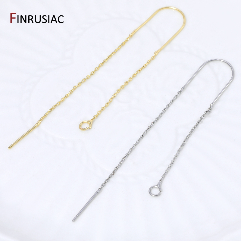18K 금도금 황동 롱 태슬 체인 드롭 스티커 댕글 귀 - Jewelry Making Wire 리뷰 및 가격