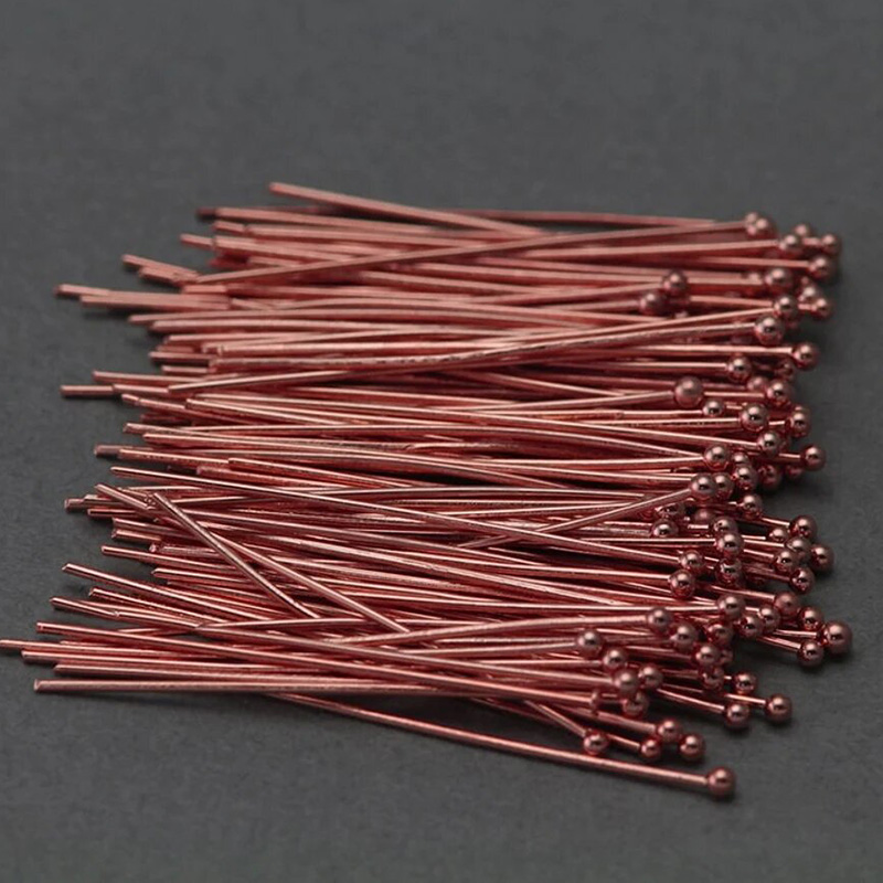 14K 로즈골드 필드 볼 헤드핀 24 게이지 와이어 0 - Jewelry Making Wire 리뷰 및 가격