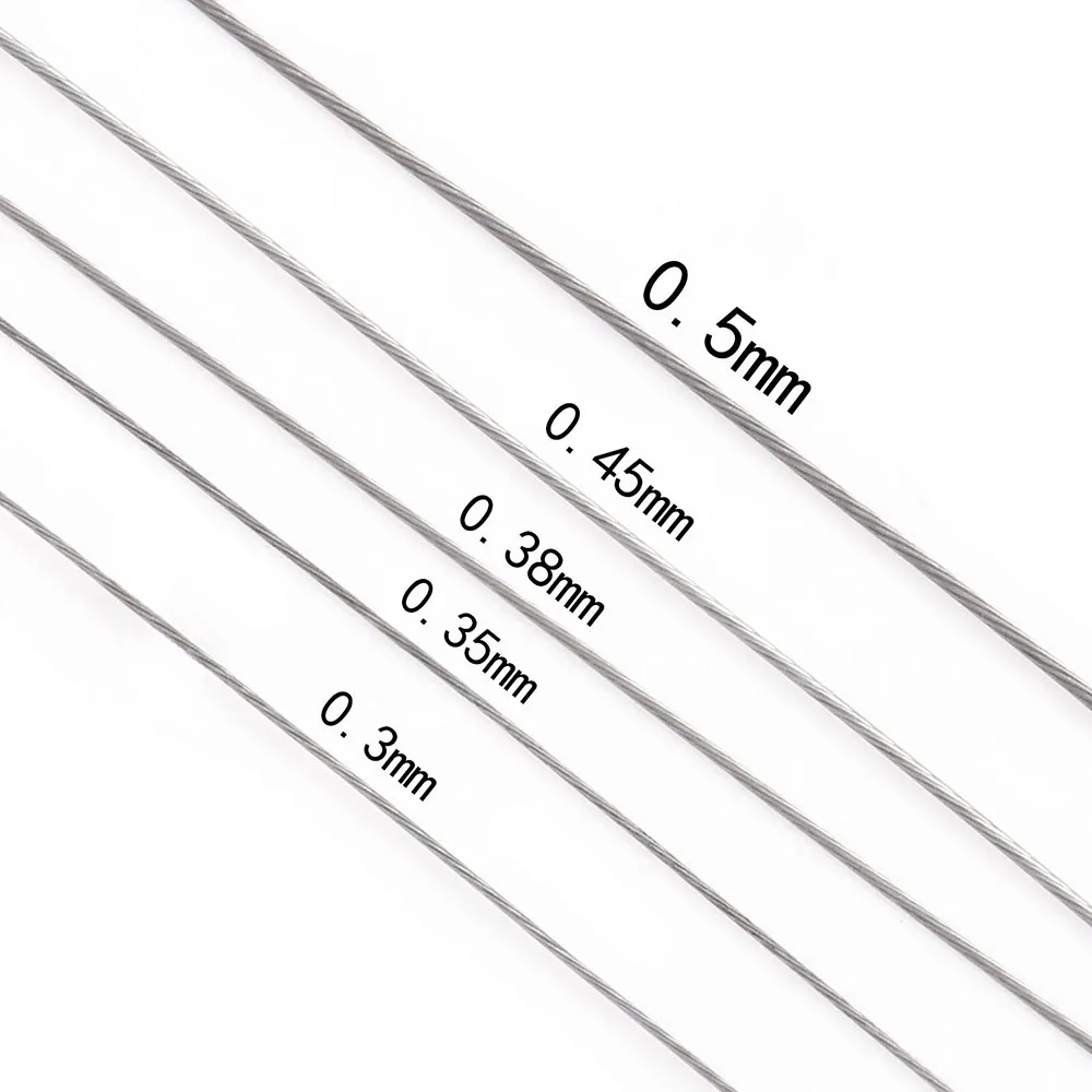 328피트/100미터 7가닥 스테인리스 스틸 비즈 스트 - Jewelry Making Wire 리뷰 및 가격