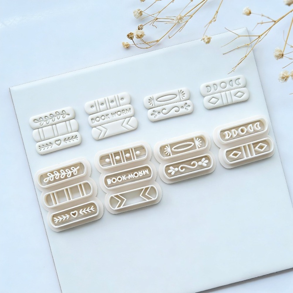 7개/세트 책 모양 폴리머 클레이 커터 세트, DIY  - Jewelry Making Books 리뷰 및 가격