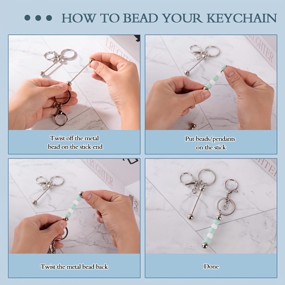 10개 DIY 독특한 비즈 키체인 만들기 키트 수공예  - Jewelry Making Online 리뷰 및 가격