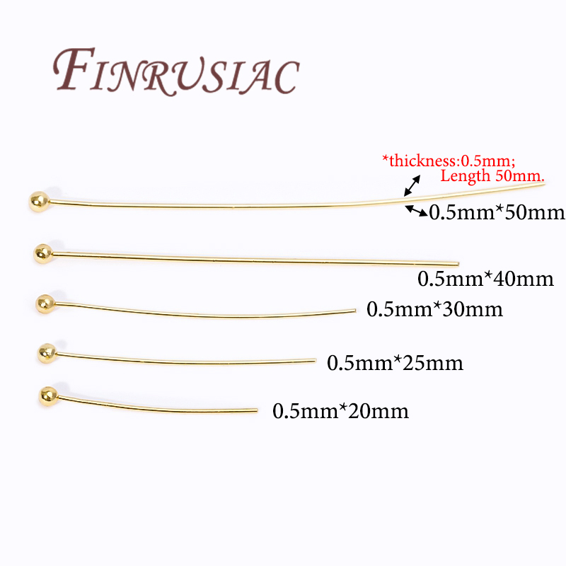 50Pcs 20-50mm 골드 도금 핀 쥬얼리 아이 핀 - Jewelry Making Drill 리뷰 및 가격